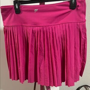 Fuchsia Pleated Skirt Fabletics Tennis Skirt